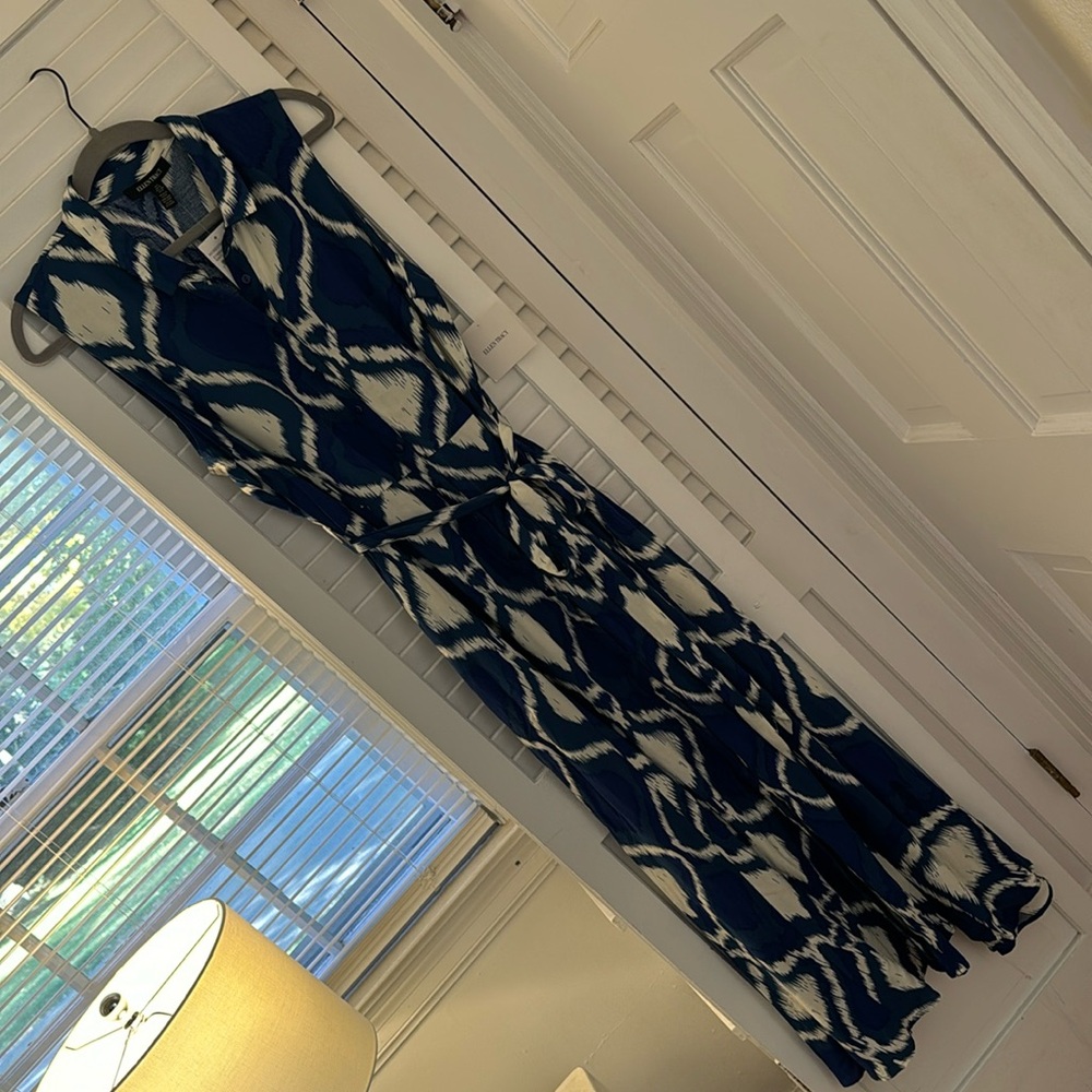 Ellen Tracy Sleeveless Shirt Dress